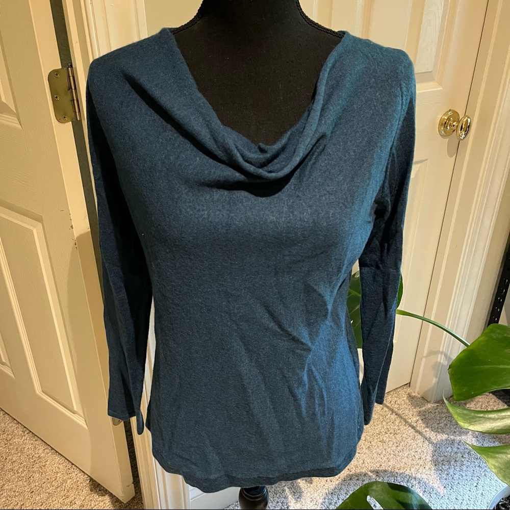 Blue Sweater Blouse